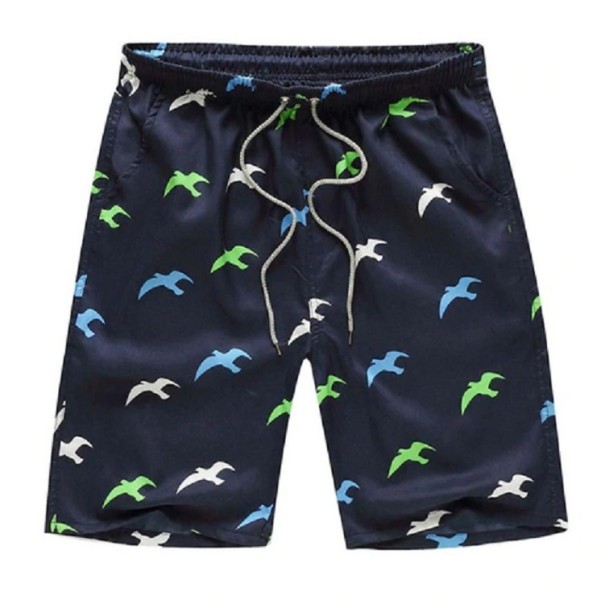 Herenshorts met meeuwenprint L