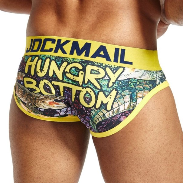 Herenslip met krokodillenprint
