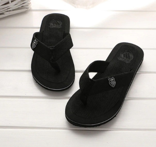 Herenslippers Sam zwart 40