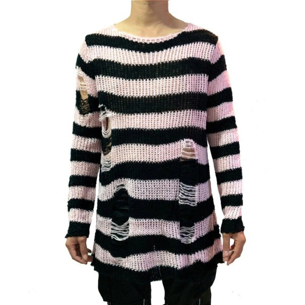 Herentrui met gaten F182 roze