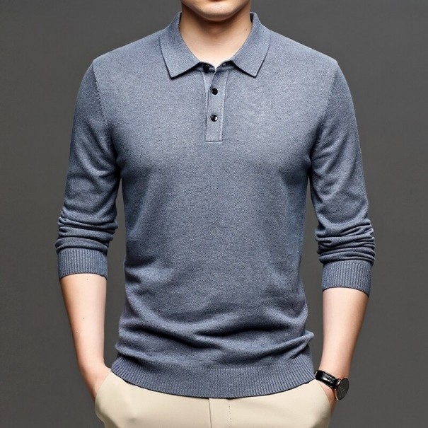 Herentrui met kraag F244 blauw M