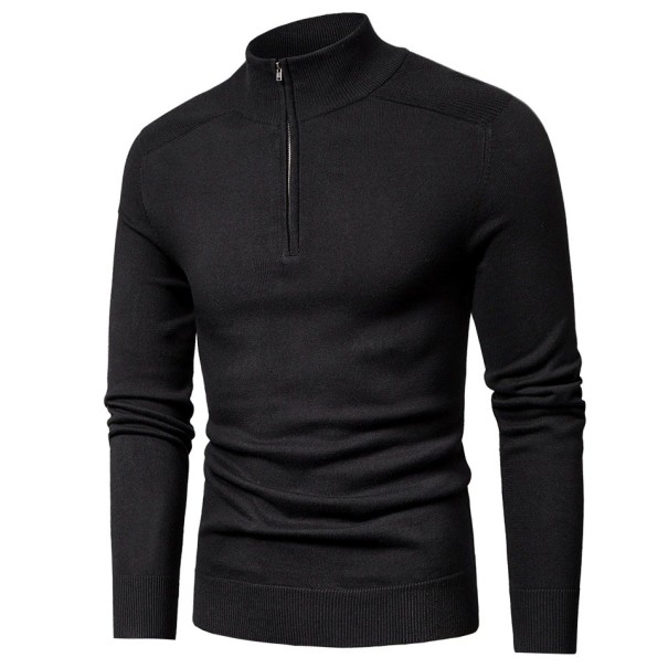 Herentrui met rits F240 zwart L