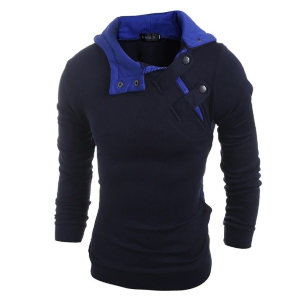 Herentrui met rits F289 zwart S