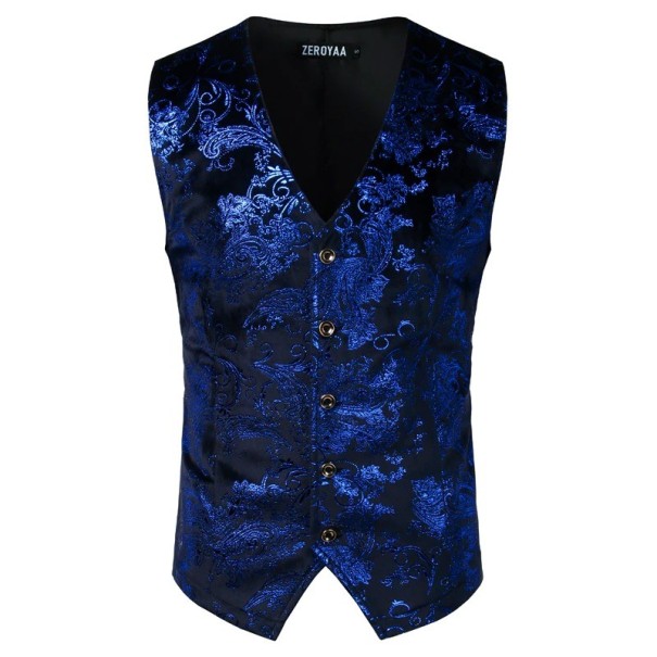 Herenvest A2648 blauw S