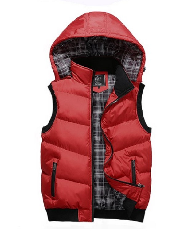 Herenvest Danny J950 rood 3XL