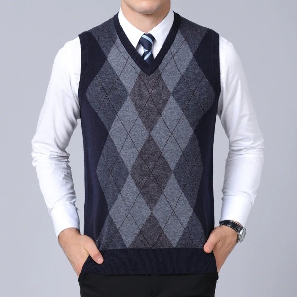 Herenvest F201 donkerblauw S
