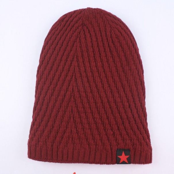 Herenwinterhoed Wareball J2937 rood