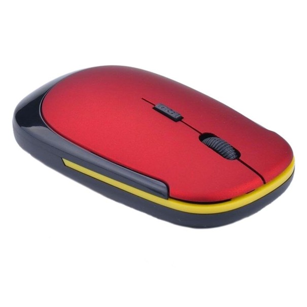 Herní myš ultra tenká červená