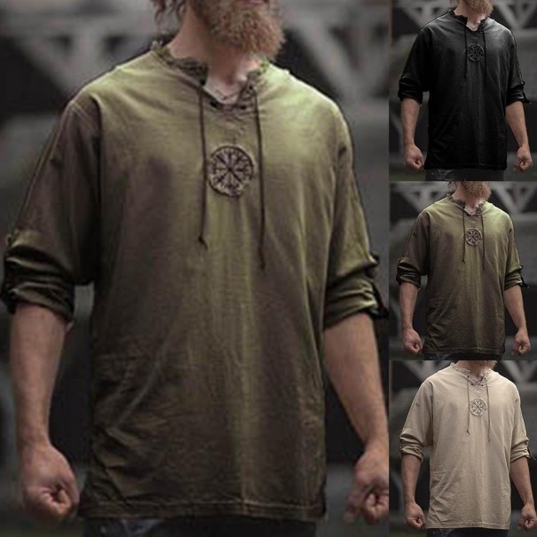 Herr T-shirt med spetsar