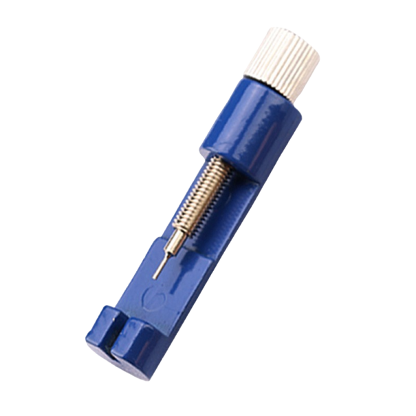 Herramienta de ajuste de correa de reloj de pulsera azul