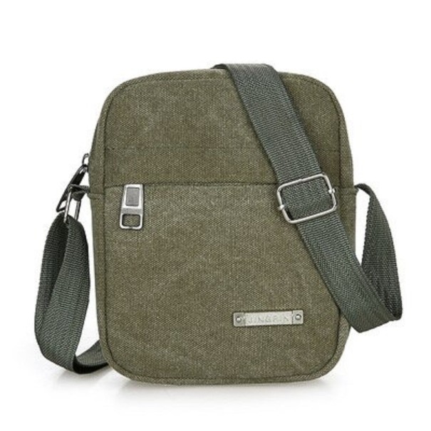 Herraxelväska T408 armégrön