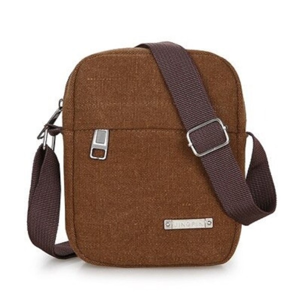 Herraxelväska T408 brun