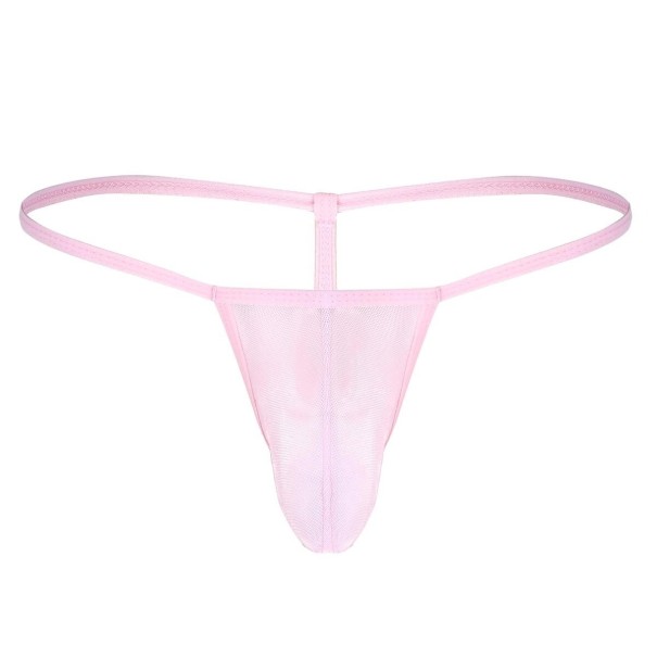 Herre badedragt med thong F970 rosa