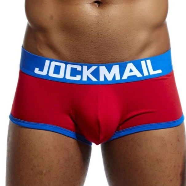 Herre boxershorts med hul rød XL