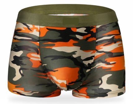Herre boxershorts med militærmønster S