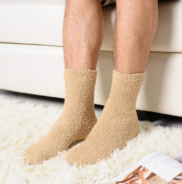 Herre cashmere sokker beige