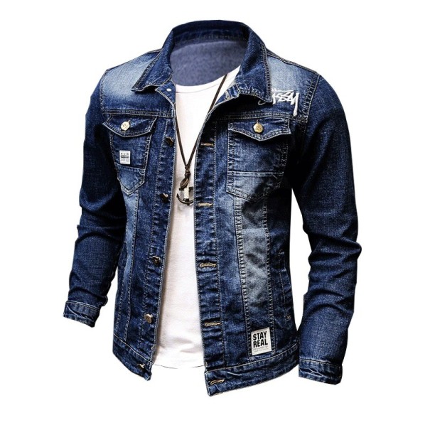 Herre denimjakke F1106 XXS