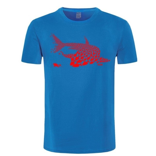 Herre haj t-shirt T2231 XS 9
