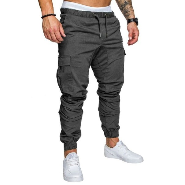 Herre joggingbukser F1326 mørkegrå XXS