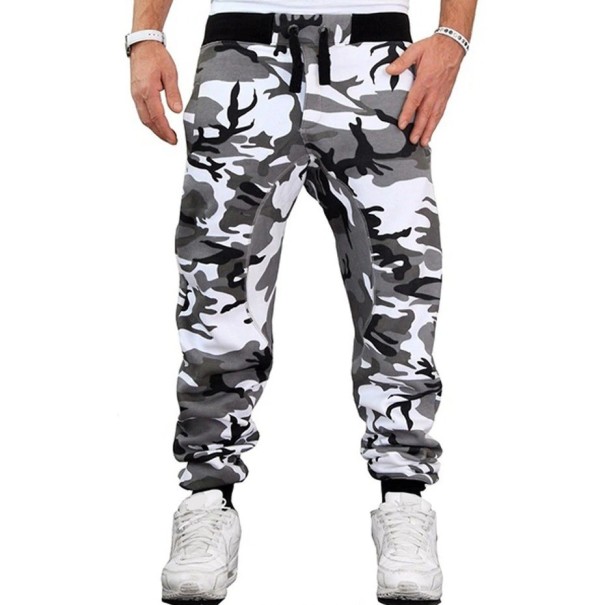 Herre joggingbukser F1439 hvid XS