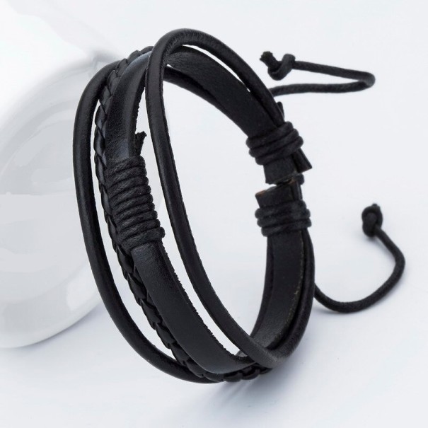 Herre læderarmbånd H278 6