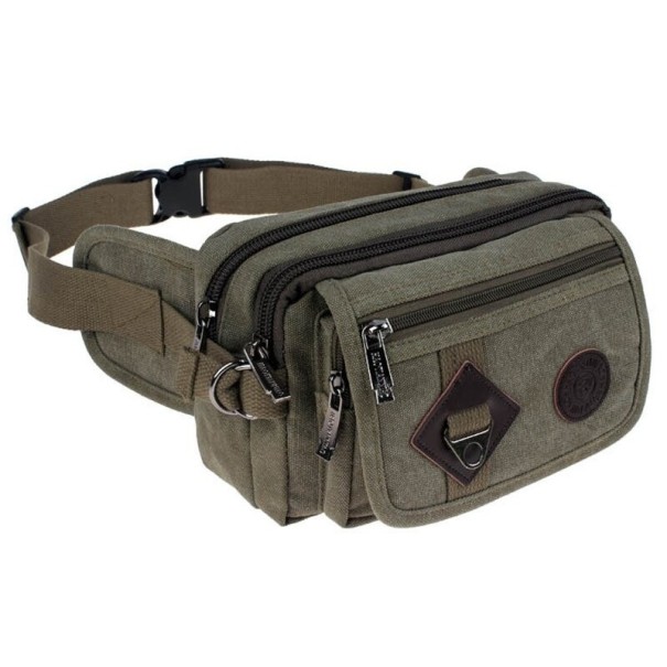 Herre mavetaske T744 armygrøn