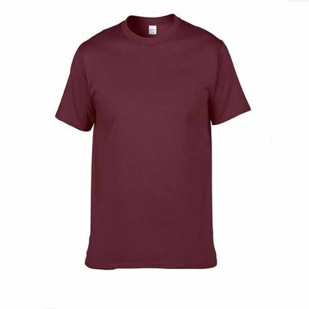 Herre mode t-shirt J3520 vinrød XS