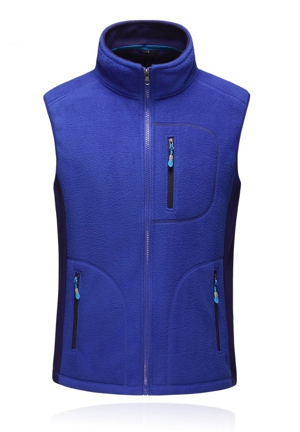 Herre outdoorvest J2604 blå S