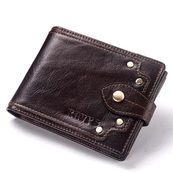 Herre retro læderpung M577 1
