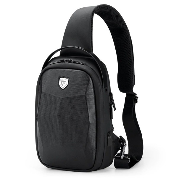 Herre skuldertaske med USB-port T371 2