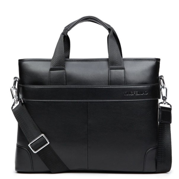 Herre skuldertaske T368 sort