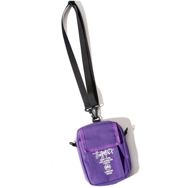 Herre skuldertaske T414 lilla