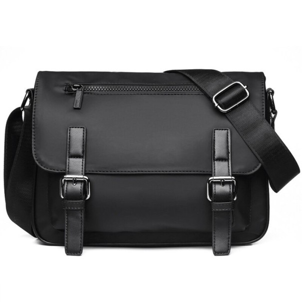 Herre skuldertaske T416 sort