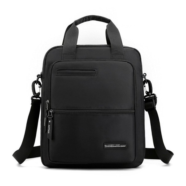Herre skuldertaske T418 sort 1