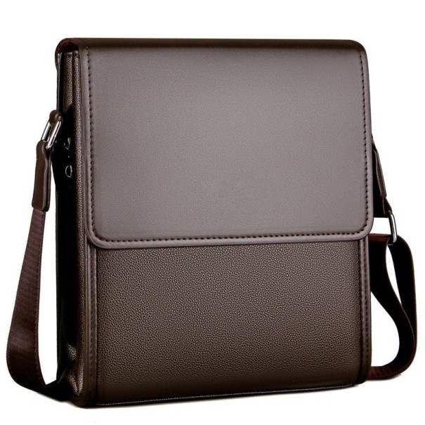 Herre skuldertaske T420 kaffefarvet 1