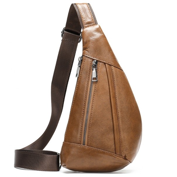Herre skuldertaske T432 brun