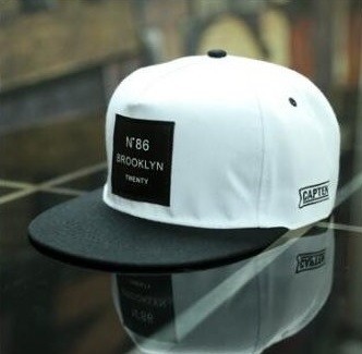 Herre snapback Brooklyn J1563 hvid