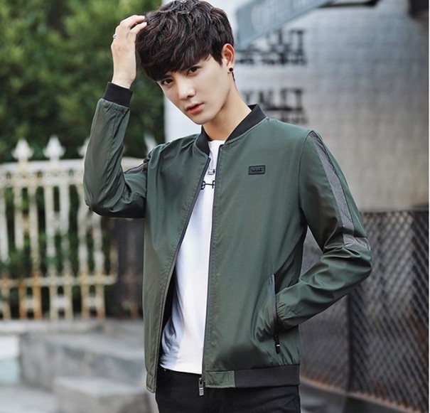 Herre stilfuld jakke J2614 grøn XXS