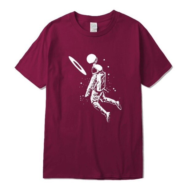 Herre-T-shirt med astronaut T2204 L 10 Herre-T-shirt med astronaut T2204 L 10