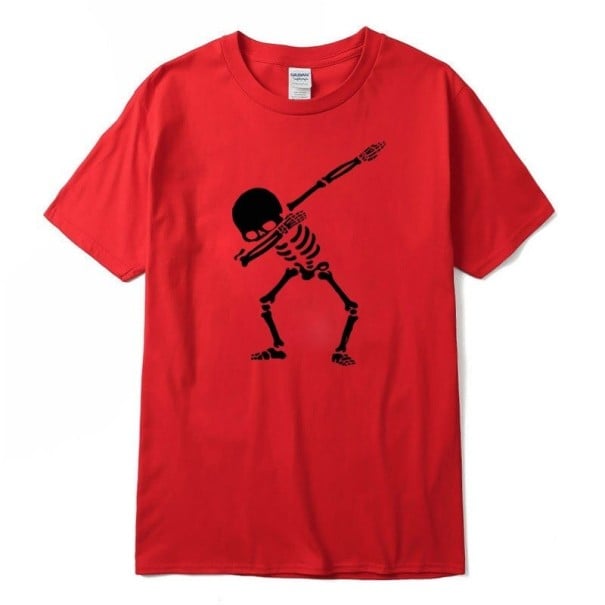 Herre-T-shirt med skelet T2063 XXS 15
