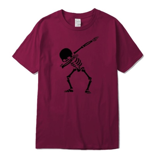 Herre-T-shirt med skelet T2063 XXS 9