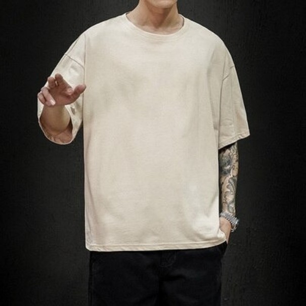Herre T-shirt T2028 beige XXS