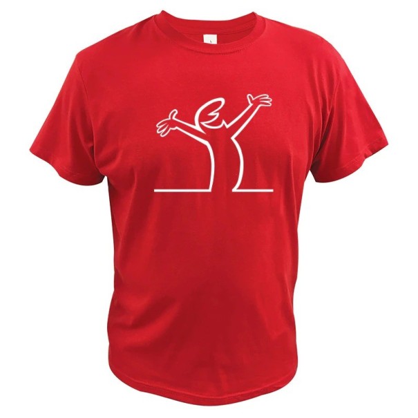 Herre T-shirt T2031 rød S 4