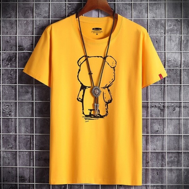 Herre T-shirt T2060 gul M