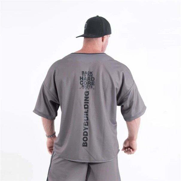 Herre-T-shirt T2077 grå L