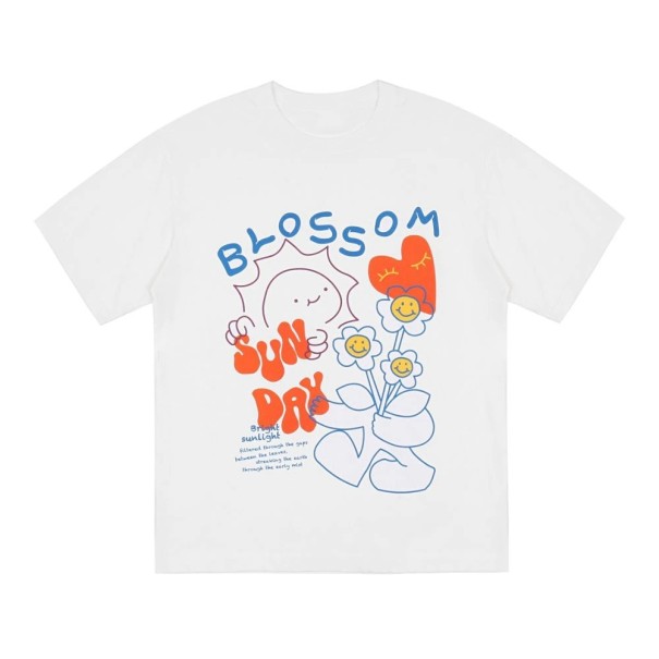 Herre-T-shirt T2096 hvid XS