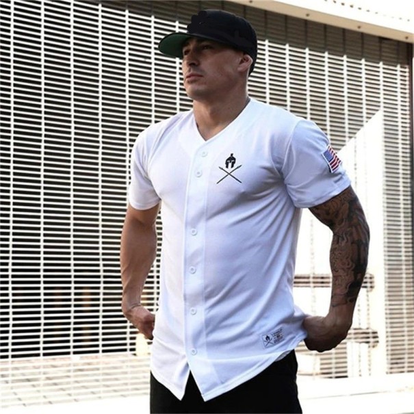 Herre-T-shirt T2115 hvid XS