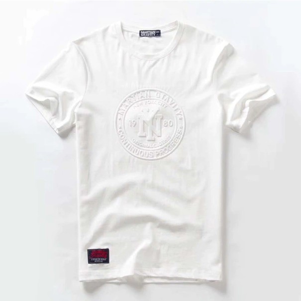 Herre-T-shirt T2124 hvid XS