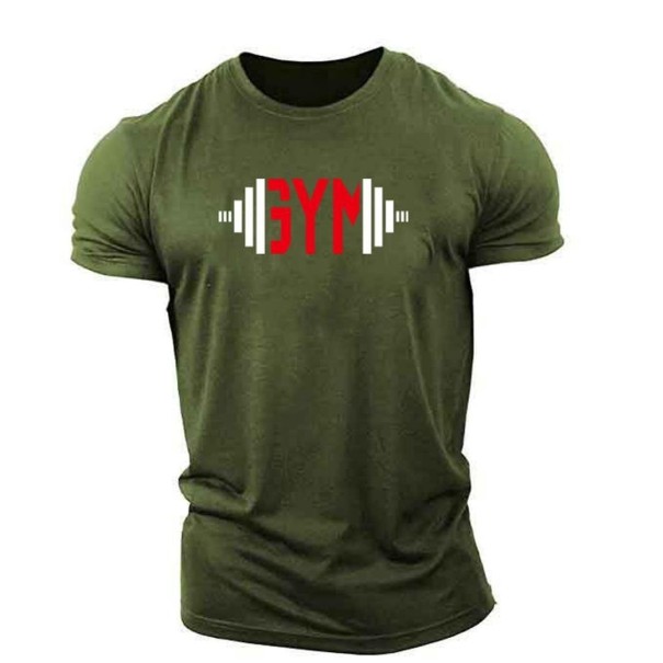 Herre-T-shirt T2126 armygrøn 3XL