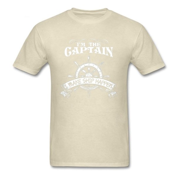 Herre-T-shirt T2153 cremefarvet XL Herre-T-shirt T2153 cremefarvet XL